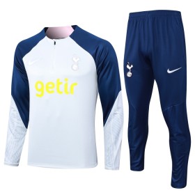 Tottenham Hotspur Felpe da Allenamento 2023-24 Quarto-Zip Bianca
